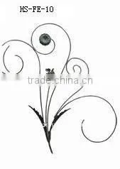 cast iron flower petalfence