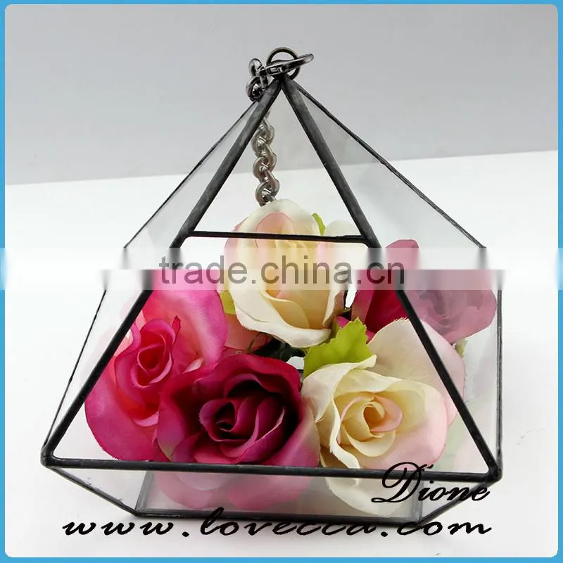 2017 high quality Geometric Glass Terrarium container