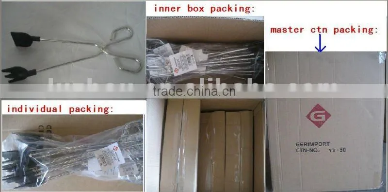OASIS NYLON Food tong with stainless steel or iron with chrome plate