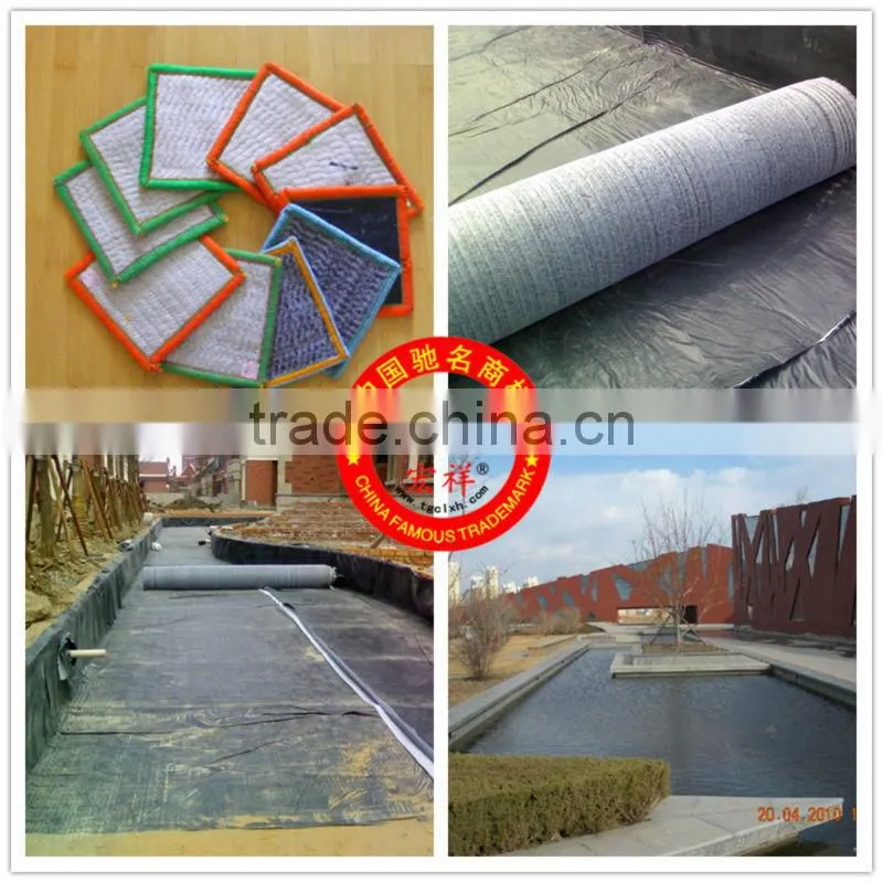 Waterproof blanket for landfill man-made lake project high quality bentonite GCL