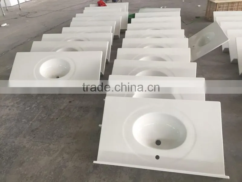 Pure White Culture Marble Bathroom Vanity