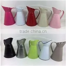 Wholesale Good Quality Round decorative metal Flower Jug