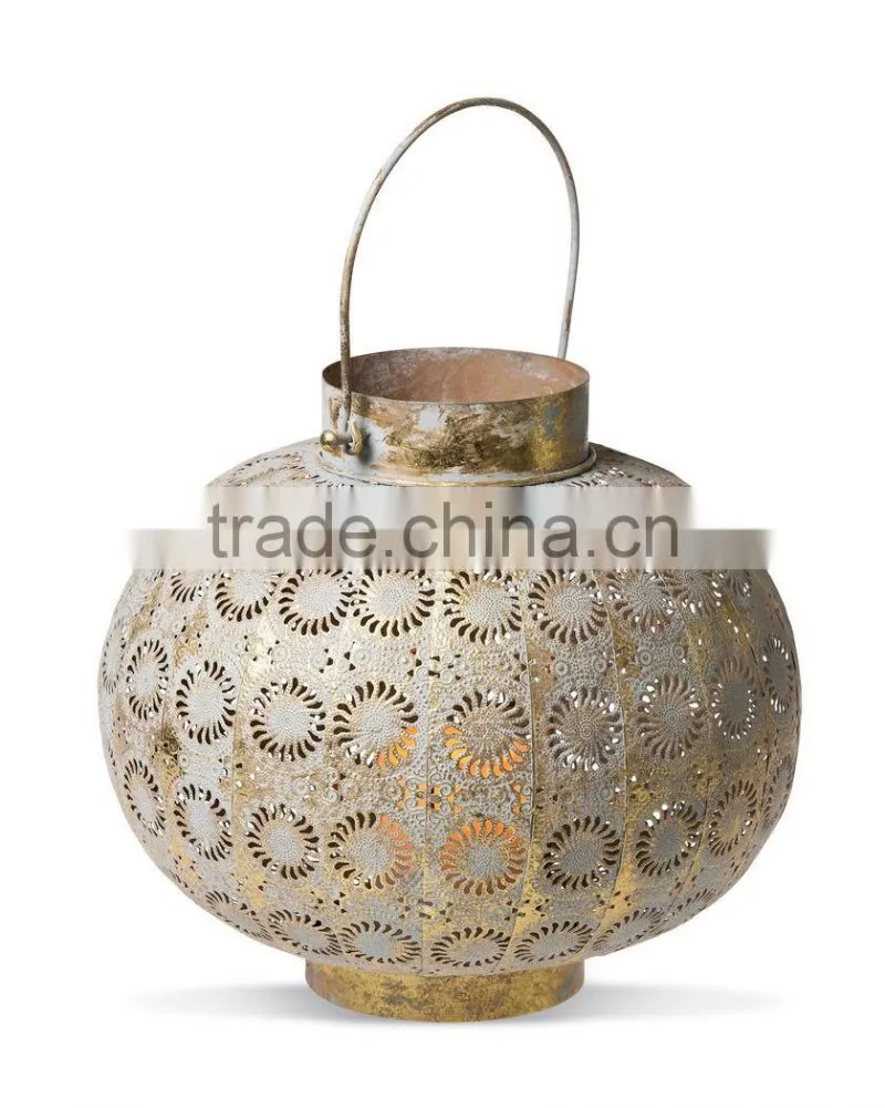 Hanging Vintage Candle Lantern Large Candle Holder