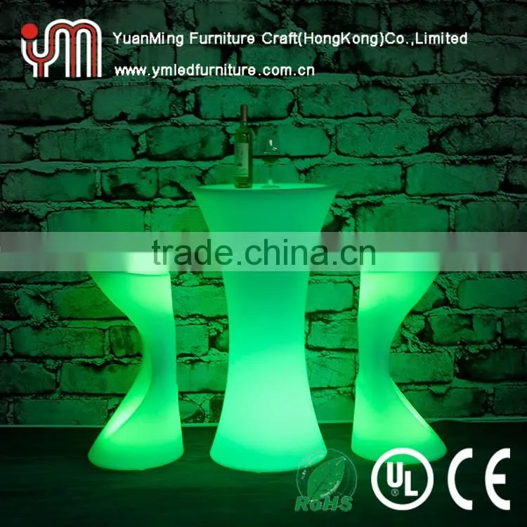 Hot Sale RGB Rechargeable Acrylic Luminous Plastic Led Furniture