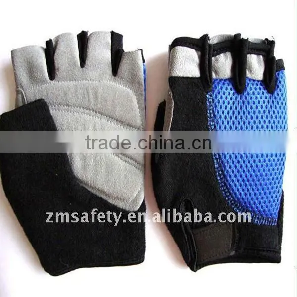 Pro fit fingerless workout gym fitness weight gloves for weight lifting