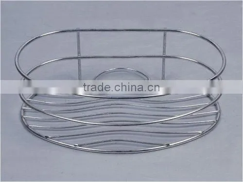 chrome plating metal storage shelf