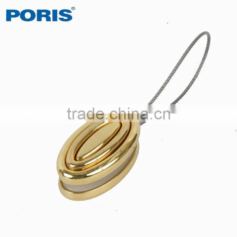 golden magnetic curtain tiebacks / magnet curtain tiebacks