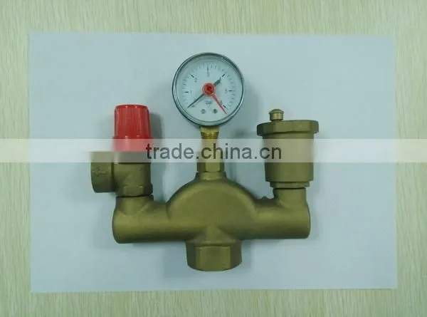 low air pressure relief valve for heating system