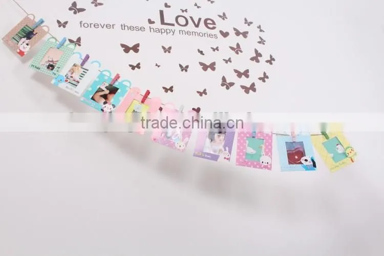 10pcs/set 3Inches Fancy Wall Hanging Baby Photo Picture Frame