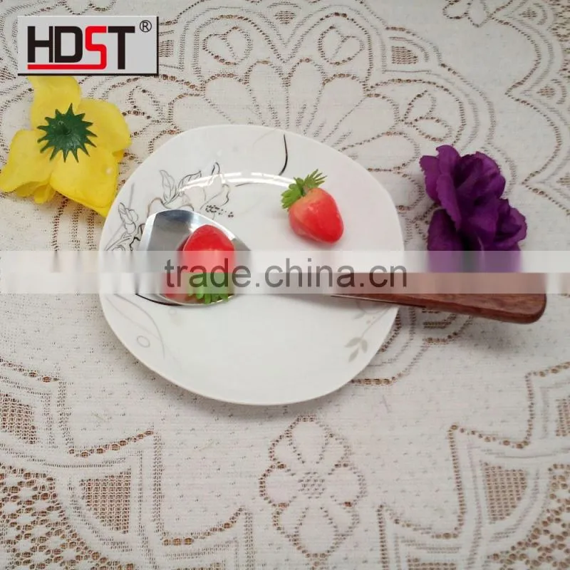 Good quality 430 stainless steel ice spade with wooden handle direct sale by factory