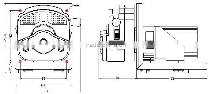 6v 12v 24v peristaltic dosing pump for liquids used for all wild range applications