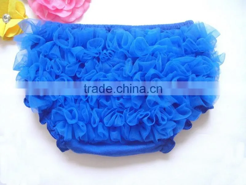 Suitable for all season 2016 design for kids wholesale gold dot ruffles baby organic cotton bloomers