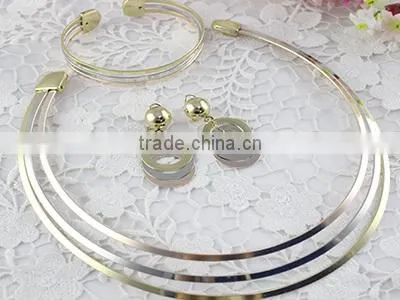Factory Price Popular African Gold Jewelry For Party Africa Jewelry Set Gold Color 2015