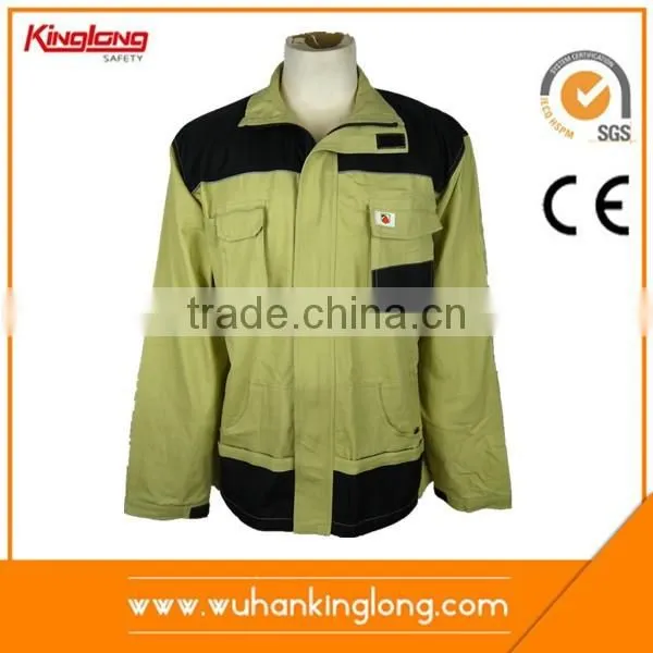 Wholesale mens working clothes reflective safety work jacket for man