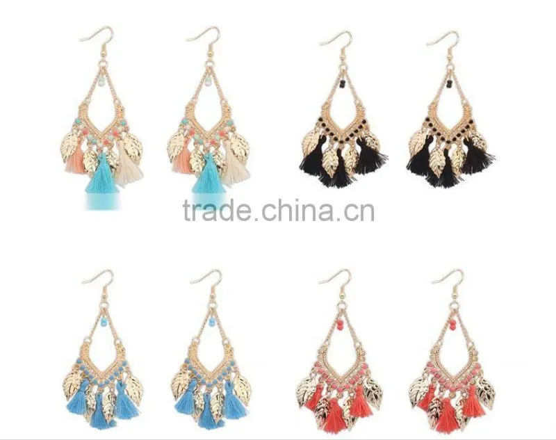 F20050N Big Drop Earrings For Women Fine Jewelry Beads Drop Earring