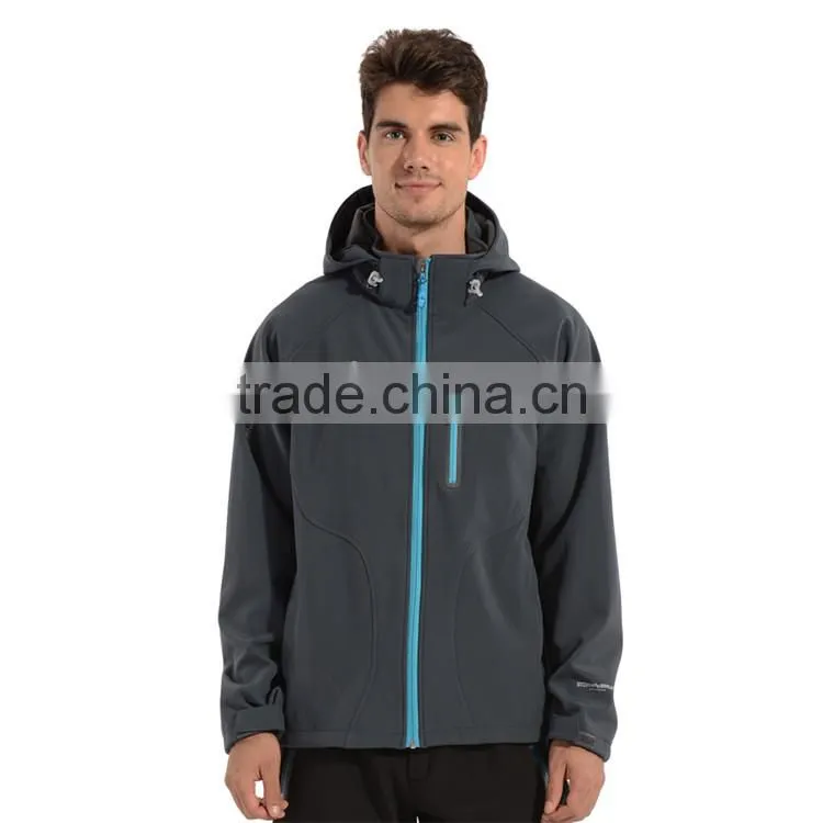 2017 Spring New Style Outdoor Jacket Hooded Softshell Jacket