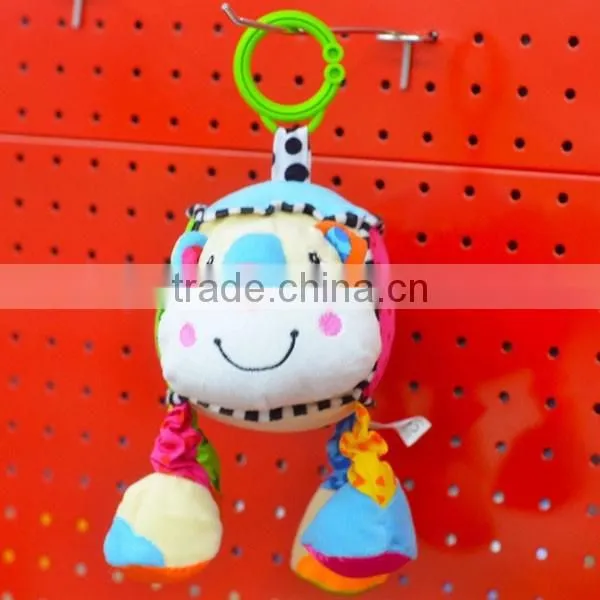 Cute shaking Plush toys baby educational stuffed & plush toy baby gift