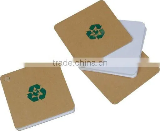 recycle notebook with pen