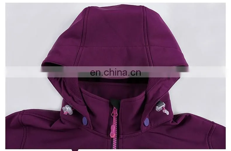 Women Windproof Softshell Jacket Casual Breathable Jacket