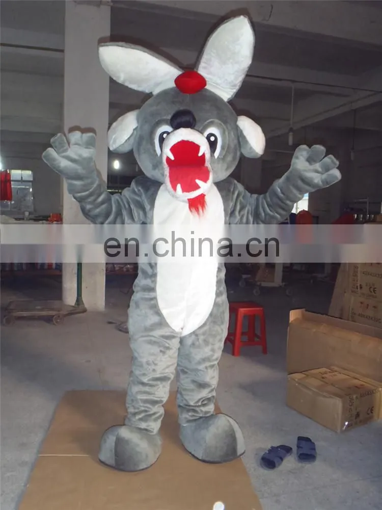 2016 new wolf cartoon character mascot costume wolf mascot carnival costume
