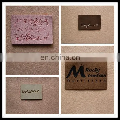 Leather Labels/Woven Label/Rubber Label For Attention