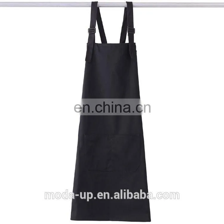 cotton plain kitchen apron with custom logo high quality from China