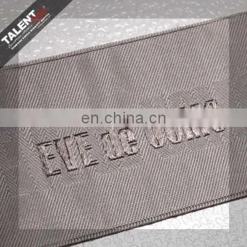custom private brand finest fashion brand woven label for garment