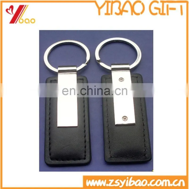 promotional keychains Type and zinc alloy & leather,zinc alloy and poly lanyard Material leather and metal keyring
