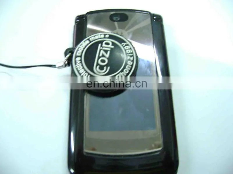 mobile phone screen cleaner sticker with microfiber cloth