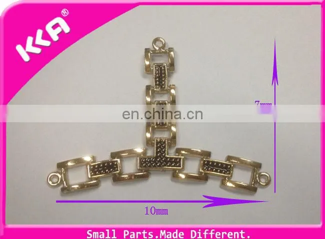 Latest design plastic woman shoes buckle decration