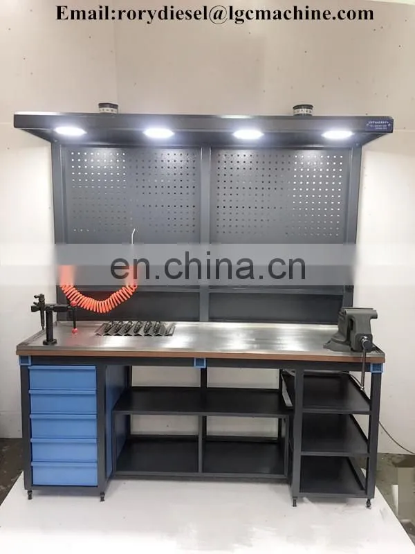 Common rail injector pump repair stainless steel work table