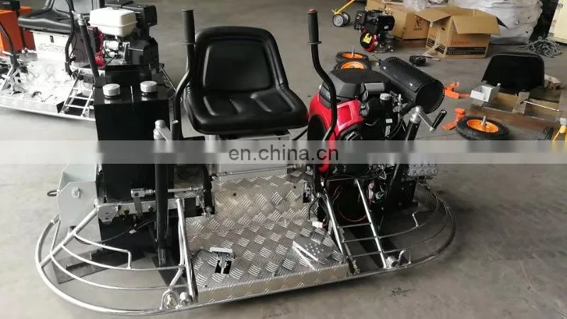 power floating machine for smoothing concrete surface