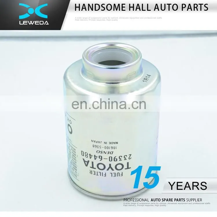 High Quality Auto Diesel Fuel Filter for TOYOTA 23390-64480 Fuel Filter For TOYOTA Prado HIACE MAZDA 6 AVENSIS CARINA COROLLA