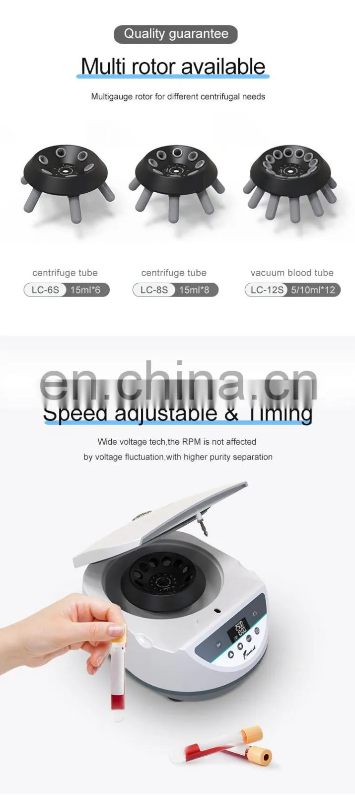 AKM LAB fixed angle rotor centrifuge