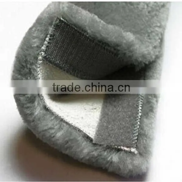 sheard sheepskin seat belt cover