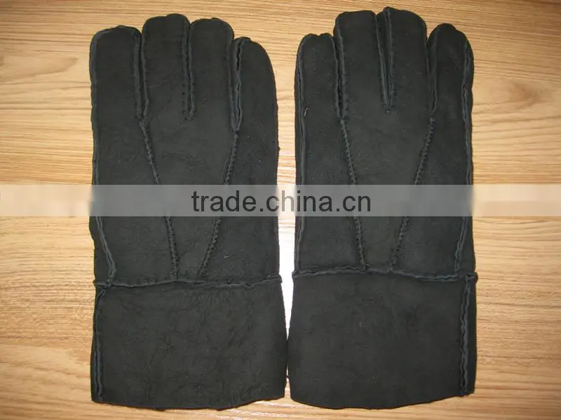 100% Genuine Double face sheepskin glove