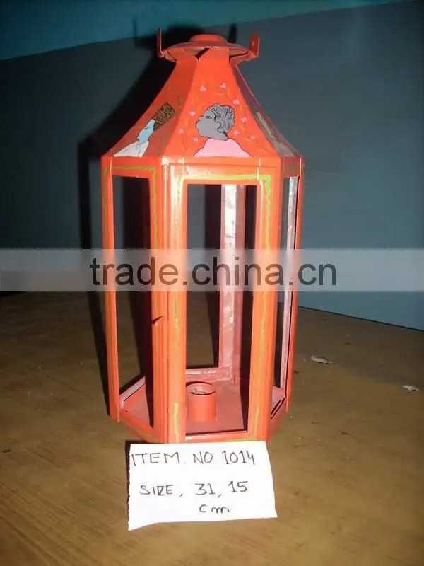 Unique T Lite Metal Garden Lantern
