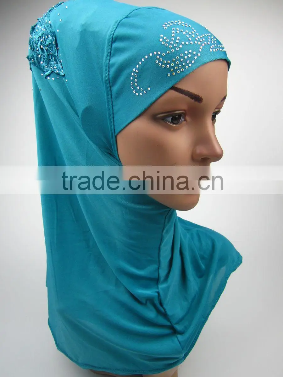 Fashion Applique HIJAB 12colors islamic Merly adult headscarf shawl