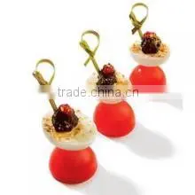 High quality Disposable Natural Bamboo Finger Food Sticks