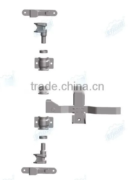 131111 Trailer double sided door handle lock