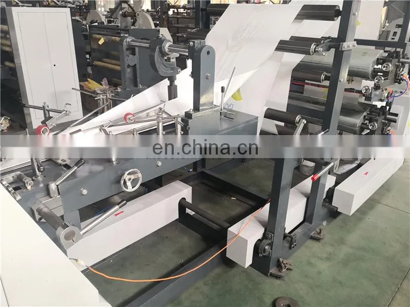 HD400E Automatic degradable v-shaped sharp flat bottom paper bag making machine