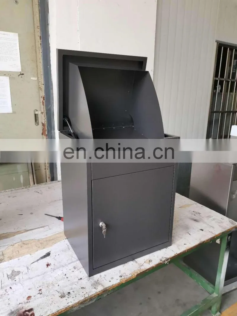 Top Access door Safe And Secure Large Capacity Galvanized Steel Wall Mounted Locking Vertical Parcel Dropbox Mailbox