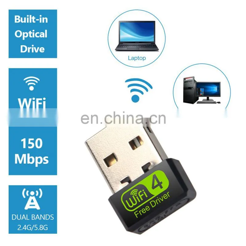 ALLINGE MDZ2649 Wholesale Wifi Receiver 150Mbps USB Wireless adapter Network Card Adapters For PC Laptop