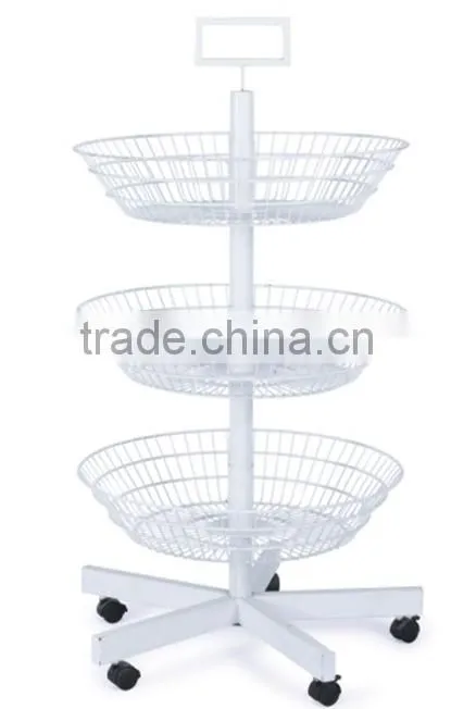 Supermarket candy pallet display rack