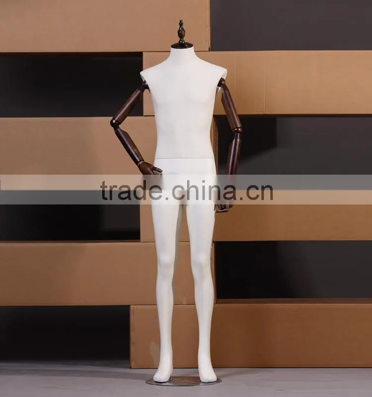 flexible male mannequin with neck cup
