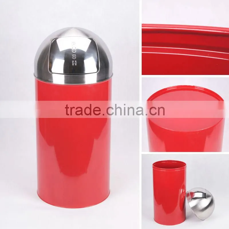 outdoor metal garbage bin garbage box dustbin