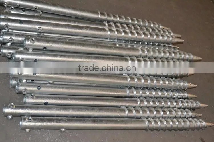 ground screw pile/solar ground screw/solar ground anchor