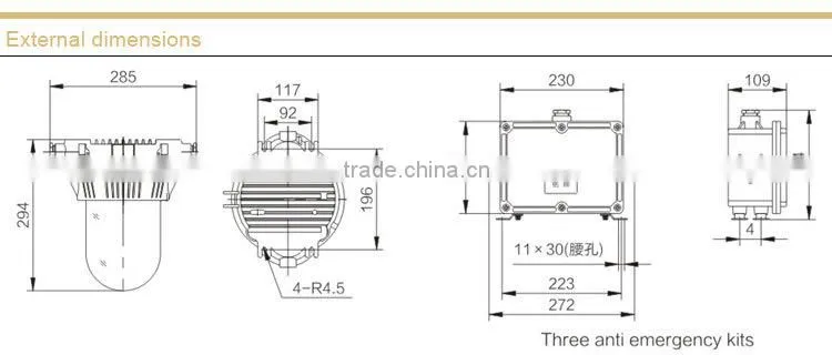 NFE9180 Anti-glare Emergency Ceiling Light