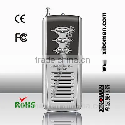DK-9922 abs plastic fm auto scan radio