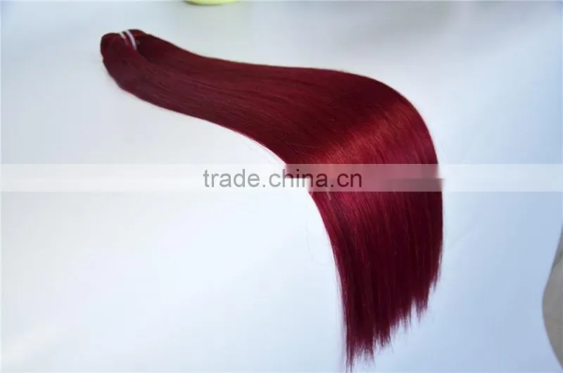 Brazilian 99j red hair weave
